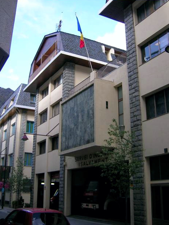 Fire Building Andorra